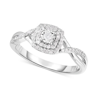 Diamond Promise Ring (1/5 ct. ) in Sterling Silver